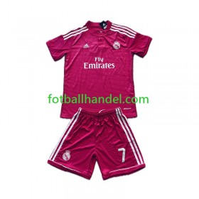 Barn Fotballdrakter Real Madrid Cristiano Ronaldo 7 2014-2015 Borte Retro Kortermet
